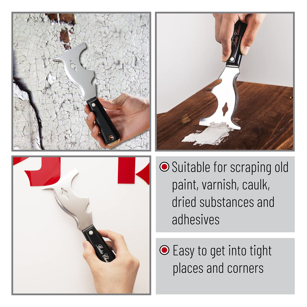 Paint Scraper, 10 in 1 Painters Tool, Scraper for Wood